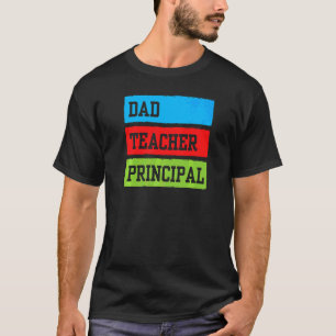 Camiseta Professor pai Prinicpal Padre Pai Homescultando H