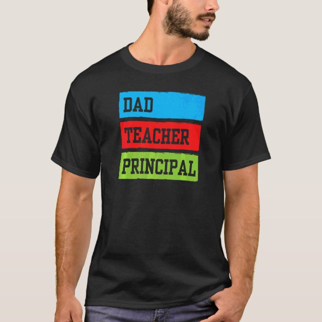 Camiseta Professor pai Prinicpal Padre Pai Homescultando H (Frente)