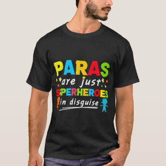 Camiseta Professor Paraprofissional São Apenas Super-Heróis