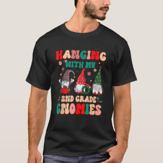 Camiseta Professor Pendurado Com Meus Gnomos Natal da 2ª Sé