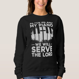 Camiseta Professor Piano Pianista Faith Christian Cross Key