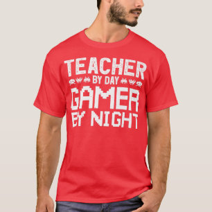 Camiseta Professor por Day Gamer by Night for Teacher Gamer