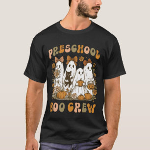 Camiseta Professor Pré-Escolar Equipe Boo Criança Grupo Fan