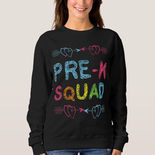 Camiseta Professor Pré-Escolar no Quadrado K De Volta À Esc (Frente)