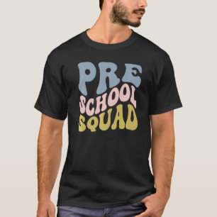 Camiseta Professor Pré-Escolar Pré-K Primeiro Dia de Pré-Es