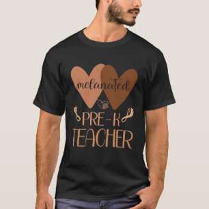 Camiseta Professor Pre K Negro Pré-escola História Negra Mu