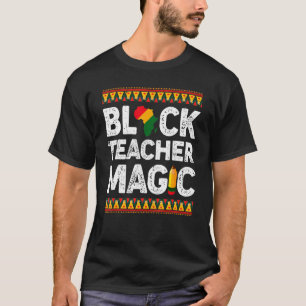 Camiseta Professor Preto Magic Melanin Pride Orgulho Negro