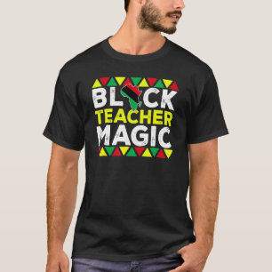 Camiseta Professor Preto Magic Melanin Pride Orgulho Negro 