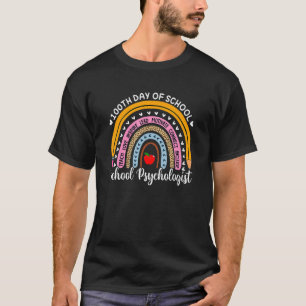 Camiseta Professor Psicólogo Escolar LSSP Arco-íris Feliz 1