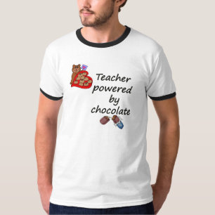 Camiseta Professor psto pelo chocolate