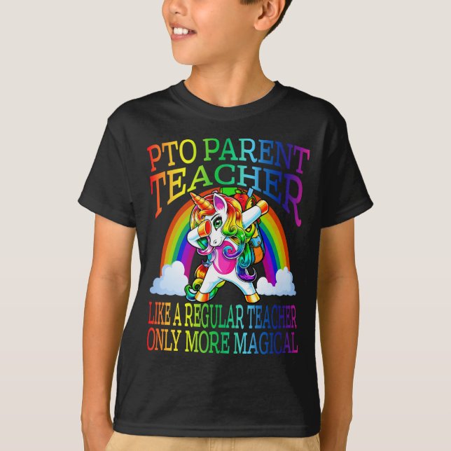 Camiseta Professor PTO PTO Como Professora Regular (Frente)