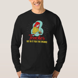 Camiseta Professor Que Não Está Em Pé De Melhor Professora 