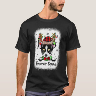 Camiseta Professor Reindeer Chihuahua Teacher Natal