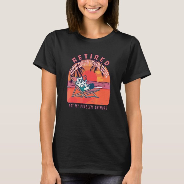 Camiseta Professor Retir, professor universitário reformado (Frente)