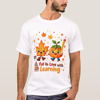 Camiseta Professor Retro Cai Png, Cai apaixonado por aprend