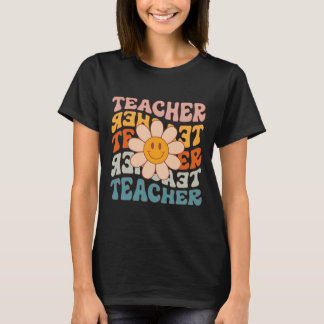 Camiseta Professor Retro Daisy Colorful - Escola Elementar 