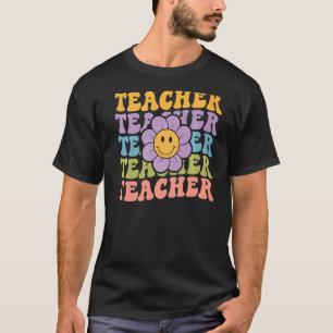 Camiseta Professor Retro Groover Inspirational Colorful Bac