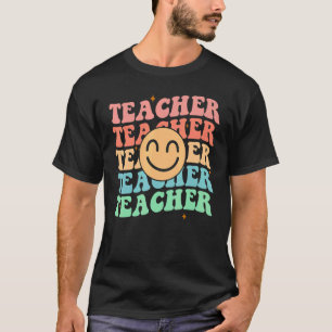 Camiseta Professor Retro Groover Inspirational Colorful Bac