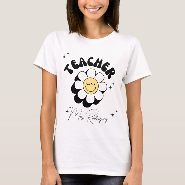 Camiseta Professor Retro Groovy (Frente)