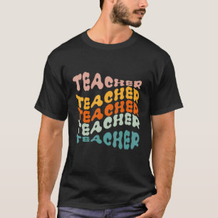 Camiseta Professor Retro Professor Colorido Professor de En