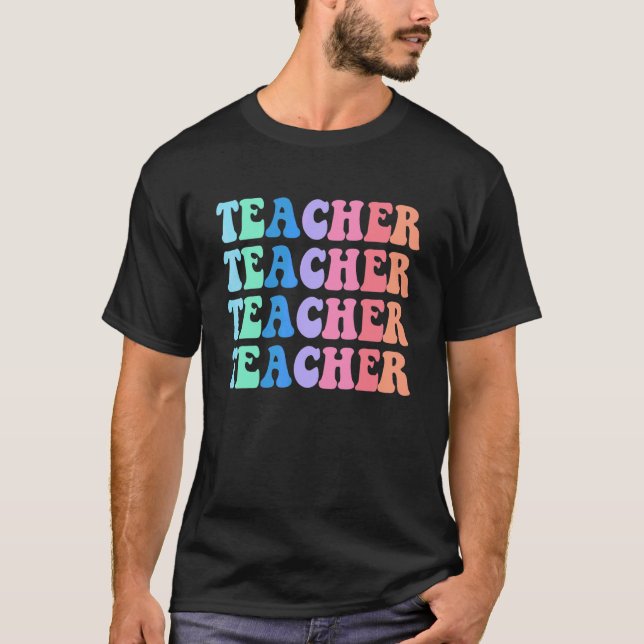 Camiseta Professor Retro Volta às Aulas (Frente)