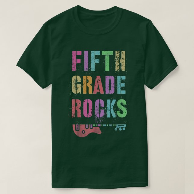 Camiseta Professor Rockstar Equipe Fift, 5 GRADE (Frente do Design)