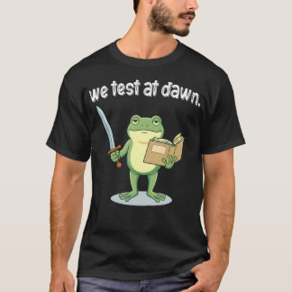 Camiseta Professor Sapo Nós Testamos Ao Amanhecer Coordenad