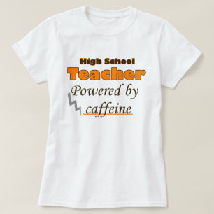 Camiseta Professor segundo grau equipado com cafeína