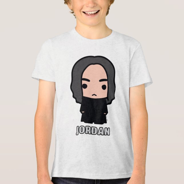 Camiseta Professor Snape Cartoon Character Art (Frente)