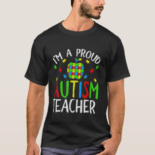 Camiseta Professor SPED Autismo Consciência Eu sou um Autis