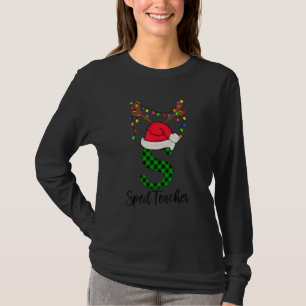 Camiseta Professor Sped Claus Monogramed Família Natal Pa