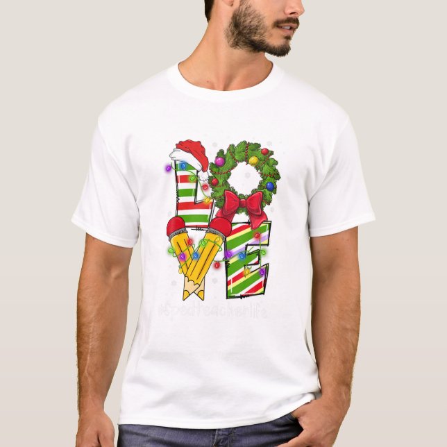 Camiseta Professor Sped Life Santa Hat (Frente)