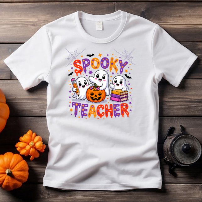 Camiseta Professor Spooker Retro Halloween Design (Criador carregado)