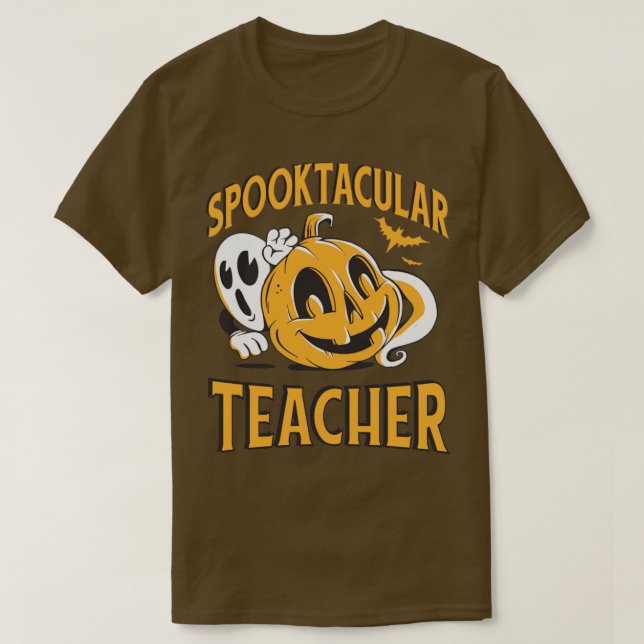 Camiseta Professor Spooktacular Halloween1 (Frente do Design)