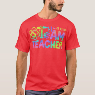 Camiseta Professor STEAM de volta à Escola STEM Science Tec