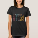 Camiseta Professor Stem Science Technology Professor De Vol<br><div class="desc">Professora Stem Science Technology Professora De Volta À Escola</div>