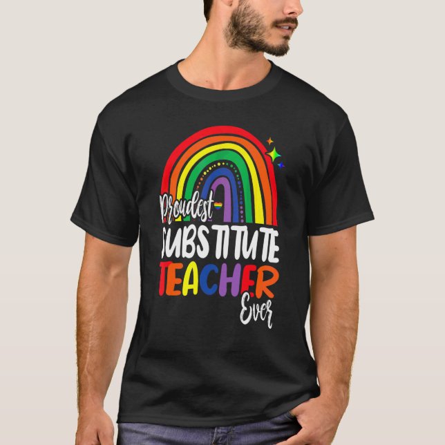 Camiseta Professor Substituto Mais Proferente De Todos Eu P (Frente)