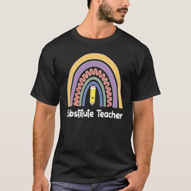 Camiseta Professor Substituto Semana da Professora Substitu (Frente)