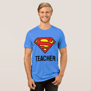 Camiseta Professor Superman S-Shield   Logotipo Superman