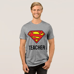 Camiseta Professor Superman S-Shield   Logotipo Superman