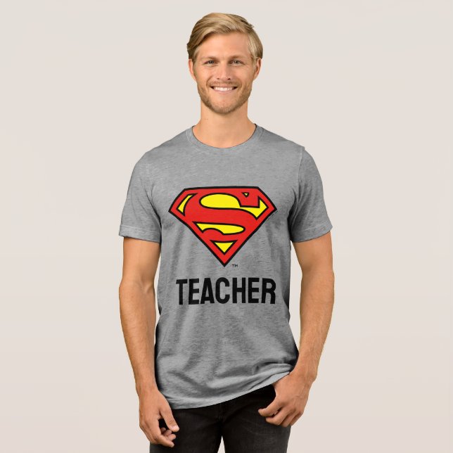 Camiseta Professor Superman S-Shield | Logotipo Superman (Frente Completa)