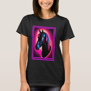 Camiseta Professor Temático de Arte de Cabeça de Cavalo Equ
