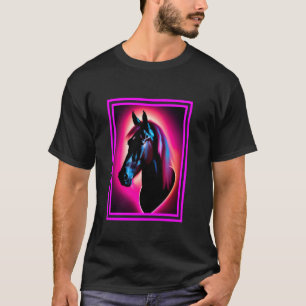 Camiseta Professor Temático de Arte de Cabeça de Cavalo Equ