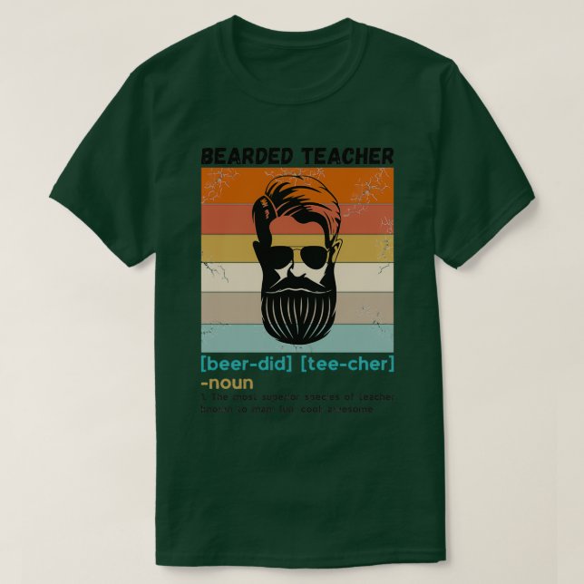 Camiseta Professor titular Definição Engraçada Professora E (Frente do Design)