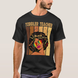 Camiseta Professor Toddler Historiador Negro Afro-Americano