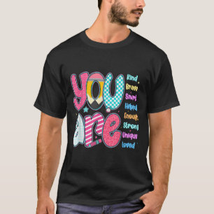 Camiseta Professor Você É Inteligente Corajoso Forte Amado