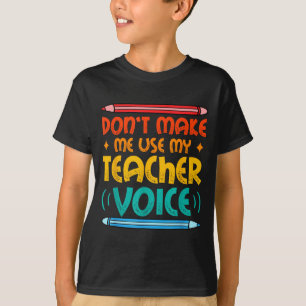 Camiseta Professor Voz Professorvida Professor Escola Primá
