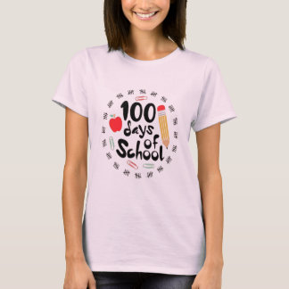 Camiseta Professora 100 Dias Mais Brilhante