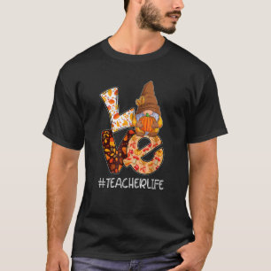Camiseta Professora A Vida Adorava Obrigados de Abóbora do
