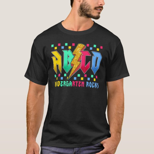 Camiseta Professora ABCD Volta À Escola Na Classe AB (Frente)